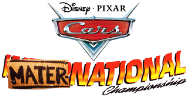 Cars Mater-National Championship title screen for Nintendo DS